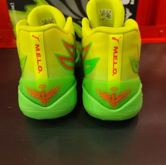 LaMelo Ball Puma “slime” basketball sneakers- - Picture 4 of 9